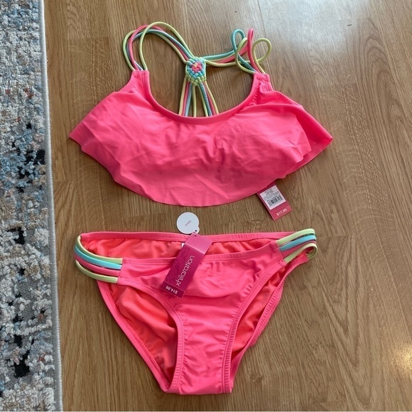 Xhiliration Pink bikini NWT small - Picture 1 of 12